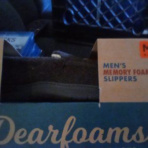 Deerfoams Mocassin Style Memory Foam Slippers Men's 9-10 US